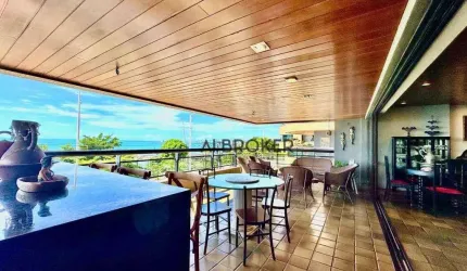 Na Beira Mar  Apartamento com 4 dormitórios à venda, 360 m² por R$ 4.500.000 - Meireles - Fortaleza/CE