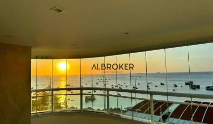 Na Beira Mar Apartamento com 3 dormitórios à venda, 220 m² por R$ 2.990.000 - Mucuripe - Fortaleza/CE