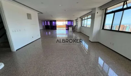 No Meireles Cobertura com 5 dormitórios à venda, 540 m² por R$ 4.300.000 - Meireles - Fortaleza/CE