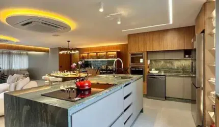 Porteira fechada com vista Mar Apartamento com 3 dormitórios à venda, 186 m² por R$ 2.490.000 - Mucuripe - Fortaleza/CE