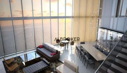 No Meireles Cobertura com 4 dormitórios à venda, 243 m² por R$ 4.390.000 - Meireles - Fortaleza/CE