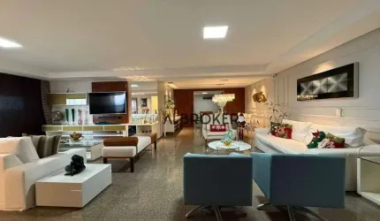 Na Beira Mar Apartamento com 5 dormitórios à venda, 385 m² por R$ 5.500.000 - Praia de Iracema - Fortaleza/CE