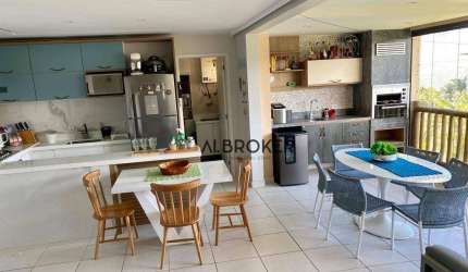 Porteira fechada Apartamento com 3 dormitórios à venda, 99 m² por R$ 1.400.000 - Praia de Cumbuco - Caucaia/CE