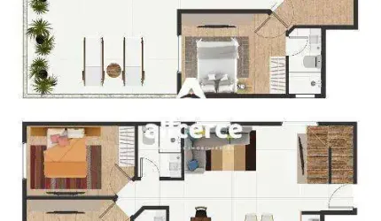Cobertura à venda com 3 quartos 3 suítes, 140m² em Coqueiros Florianópolis