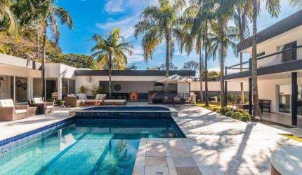 Casa com 6 dormitórios, 900 m² - venda por R$ 12.000.000 ou aluguel por R$ 30.000,00 - Condomínio Flamboyant - Atibaia/SP