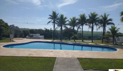 Terreno com ótima topografia em condomínio fechado, segurança total, lazer completo
