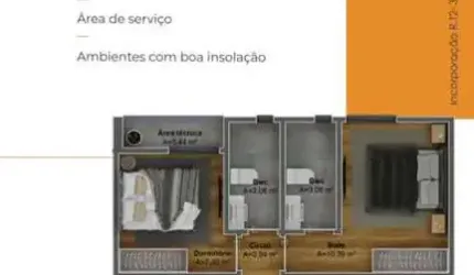 Apartamento com 2 quartos à venda no Santa Terezinha, Brusque , 63 m2 por R$ 498.987