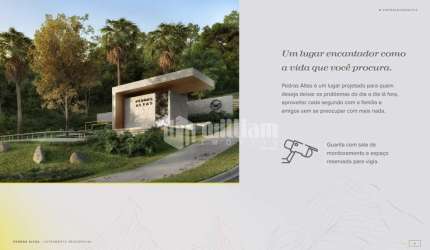 Terreno em condomínio fechado à venda no Azambuja, Brusque , 335 m2 por R$ 316.000
