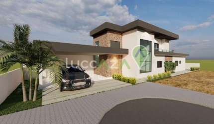 Luxuosa casa em condomínio à venda em Jacareí-SP, Jardim Jacinto: 3 quartos, 2 suítes, 3 salas, 3 banheiros, 5 vagas, 203,69m².