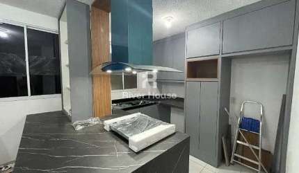 Apartamento mobiliado  para venda e locação ,sendo 02 quartos sala 02 ambientes  Condomínio Chapada