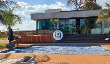Rancho com 4 dormitórios à venda, 340 m² por R$ 1.980.000 - Condomínio Baia de Santa Monica - Fronteira/Minas Gerais