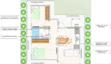 Casa com 2 dormitórios à venda, 48 m² por R$ 162.900,00 - Jardim do Bosque - Potirendaba/SP
