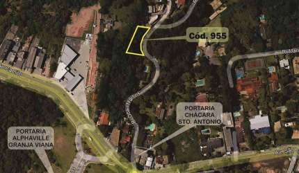 Terreno à venda, 570 m² por R$ 295.000,00 - Granja Viana - Carapicuíba/SP