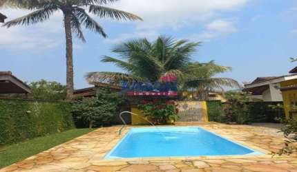 Casa em condomínio fechado com 4 quartos à venda em Horto Florestal, Ubatuba  por R$ 1.050.000