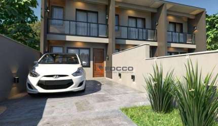 Sobrado com 2 dormitórios à venda, 81 m² por R$ 418.000,00 - Sertão do Maruim - São José/SC