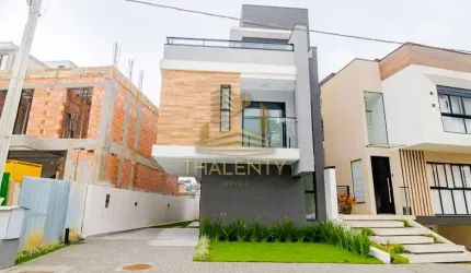 Casa em condomínio fechado com 3 quartos à venda na Rua Irma Schreiner Maran, 503, Santa Cândida, Curitiba, 170 m2 por R$ 1.149.000