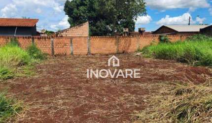 Terreno à venda, 250 m² por R$ 70.000,00 - Setor Dona Marolina - Itumbiara/GO