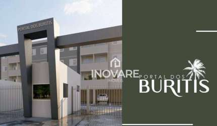Apartamento com 2 dormitórios à venda, 41 m² por R$ 179.000,00 - Setor Buritys - Itumbiara/GO