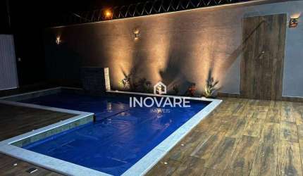 Casa com piscina com 3 dormitórios à venda, 200 m² por R$ 780.000 - Ferreira da Costa - Itumbiara/GO