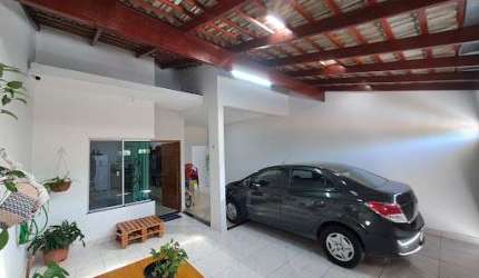 Casa com entrada reduzida, 3 Quartos à venda, 86 m² por R$ 320.000 - Residencial Flor do Cerrado - Anápolis/GO
