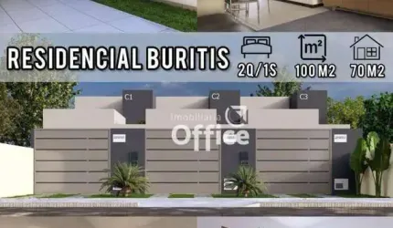Casa com 2 dormitórios à venda, 70 m² por R$ 280.000,00 - Residencial Buritis - Anápolis/GO