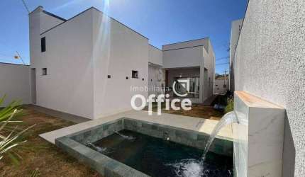Casa com 3 quartos à venda, 143 m² por R$ 650.000 - Residencial Valência - Anápolis/GO