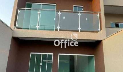 Sobrado com 3 dormitórios à venda, 117 m² por R$ 330.000 - Residencial Flor do Cerrado - Anápolis/GO