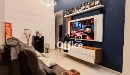 Casa com 3 dormitórios à venda, 118 m² por R$ 550.000,00 - Residencial Flor do Cerrado - Anápolis/GO