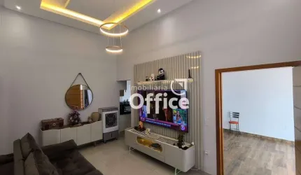 Casa com 3 Quartos à venda, 145 m² por R$ 550.000 - Flor do Cerrado - Anápolis/GO