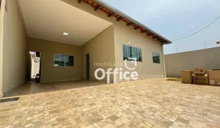 Casa com 3 quartos à venda, 114 m² por R$ 527.000 - Parque Brasília 2ª Etapa - Anápolis/GO