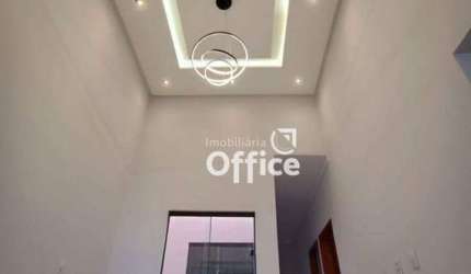 Excelente casa com 3 dormitórios, pe direito alto, Jardim de Inverno,  à venda, 93 m² por R$ 350.000 - Residencial Dom Felipe - Anápolis/GO