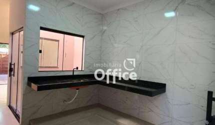 Casa com 3 dormitórios à venda, 93 m² por R$ 350.000,00 - Residencial Dom Felipe - Anápolis/GO