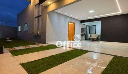Casa com 3 dormitórios à venda, 127 m² por R$ 570.000,00 - Residencial Vale Do Sol - Anápolis/GO