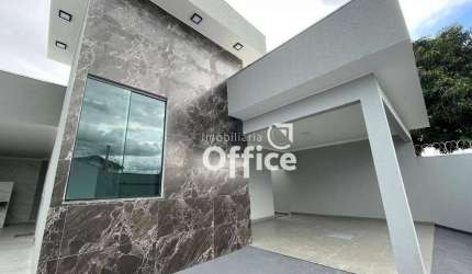 Casa com 3 quartos  à venda, 125 m² por R$ 550.000 - Jardim Suíço - Anápolis/GO