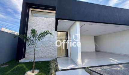 Casa com 3 quartos à venda, 207 m² por R$ 1.100.000 - Residencial Jardins Do Lago - Anápolis/GO