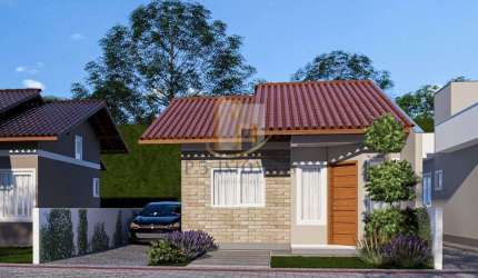 Bela casa de 2 dormitorios no bairro Estrada das Areias na cidade de Indaial/SC