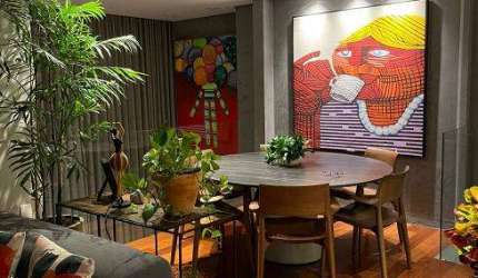 Cobertura duplex para venda tem 220 metros quadrados com 2 quartos