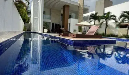 Casa em Condomínio para Venda em Camaçari, Centro, 5 dormitórios, 5 suítes, 6 banheiros, 1 vaga