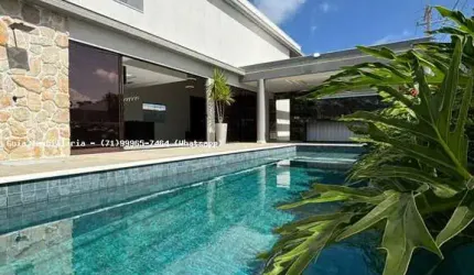Casa em Condomínio para Venda em Camaçari, Barra do Jacuípe (Monte Gordo), 3 dormitórios, 3 suítes, 5 banheiros, 6 vagas