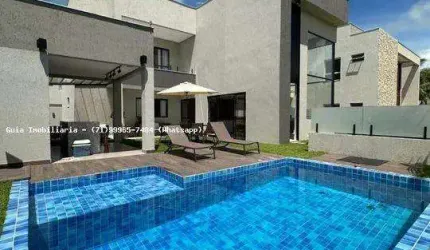 Casa em Condomínio para Venda em Camaçari, Boa Esperança (Monte Gordo), 5 dormitórios, 5 suítes, 6 banheiros, 2 vagas