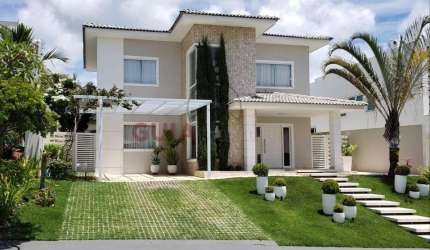 Casa em Condomínio para Venda em Camaçari, Vila de Abrantes (Abrantes), 4 dormitórios, 3 suítes, 4 banheiros, 3 vagas