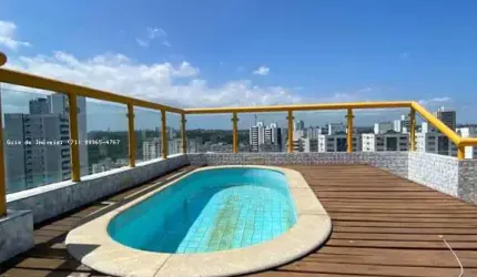 Cobertura para Locação em Salvador, Imbui, 3 dormitórios, 2 suítes, 4 banheiros, 2 vagas