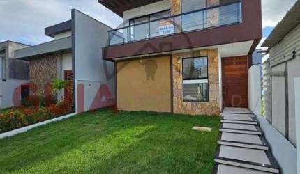 Casa em Condomínio para Venda em Camaçari, Catu de Abrantes (Abrantes), 4 dormitórios, 4 suítes, 5 banheiros, 2 vagas