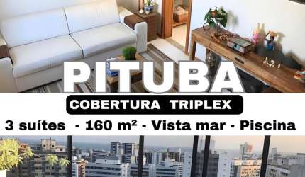 LINDA COBERTURA NO EDF TORRE DE PÁDUA NA PITUBA