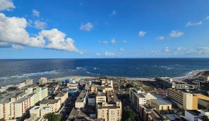 ÓTIMA COBERTA VISTA MAR NO EDF SPAZIO PITUBA
