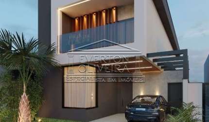 Casa em condomínio fechado com 3 quartos à venda no Jardim Jacinto, Jacareí  por R$ 1.190.000