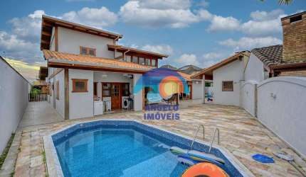 Casa com 4 dormitórios à venda, 2 lotes, 324 m² por R$ 1.400.000 - Condomínio Aldeia da Jureia - Peruíbe/SP
