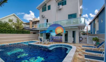 Sobrado com 5 dormitórios para alugar, 370 m² por R$ 2.700,00/dia - Bougainvillee I - Peruíbe/SP