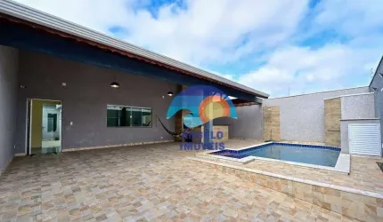 Casa com 3 dormitórios à venda, 190 m² por R$ 595.000,00 - Flora Rica II - Peruíbe/SP
