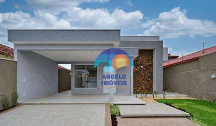 Casa nova com 3 quartos à venda, 152 m² - Estância Balneária Maria Helena Novaes - Peruíbe/SP